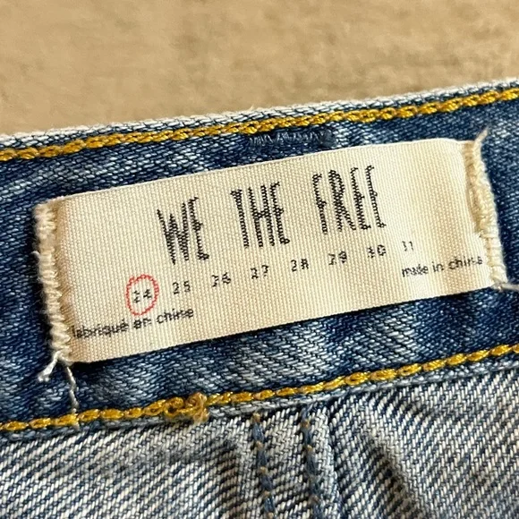 We The Free Free People Distressed Denim Shorts - Picture 7 of 11